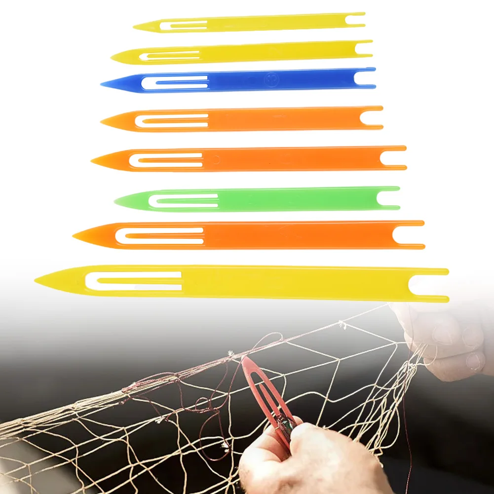 8Pcs Fishing Netting Needle Repair Net Line Plastic Shuttles Mending ...