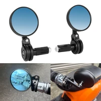 7/8'' 22mm CNC Universal Motorcycle rear view mirror Handle Bar End Rearview Side Mirrors Motorbike Accessories