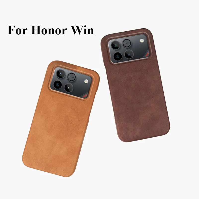 Enhanced Leather Frameless Shockproof Magnetic Wireless Charging Case