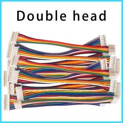 10PCS JST PH2.0 Wire Cable Connector Set with Assorted Pin Counts and Wire Length Options - 9P (Double head)