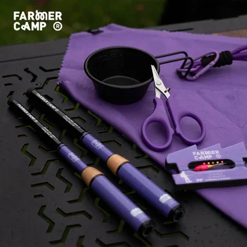 Farmer Camp Hummingbird Small Fishing Rod – Short Stream Rod for Kids & Camping 1