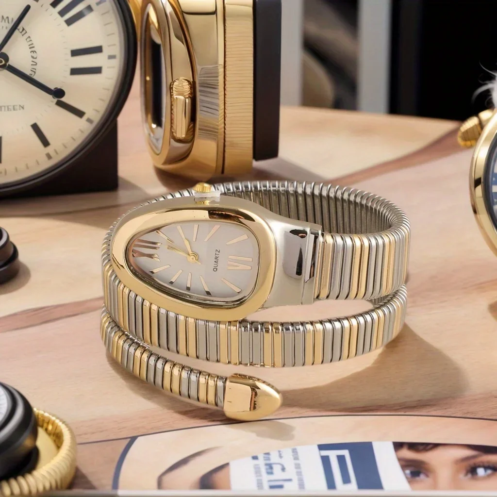 Womens Watch Quartz Shaped Daily Wear