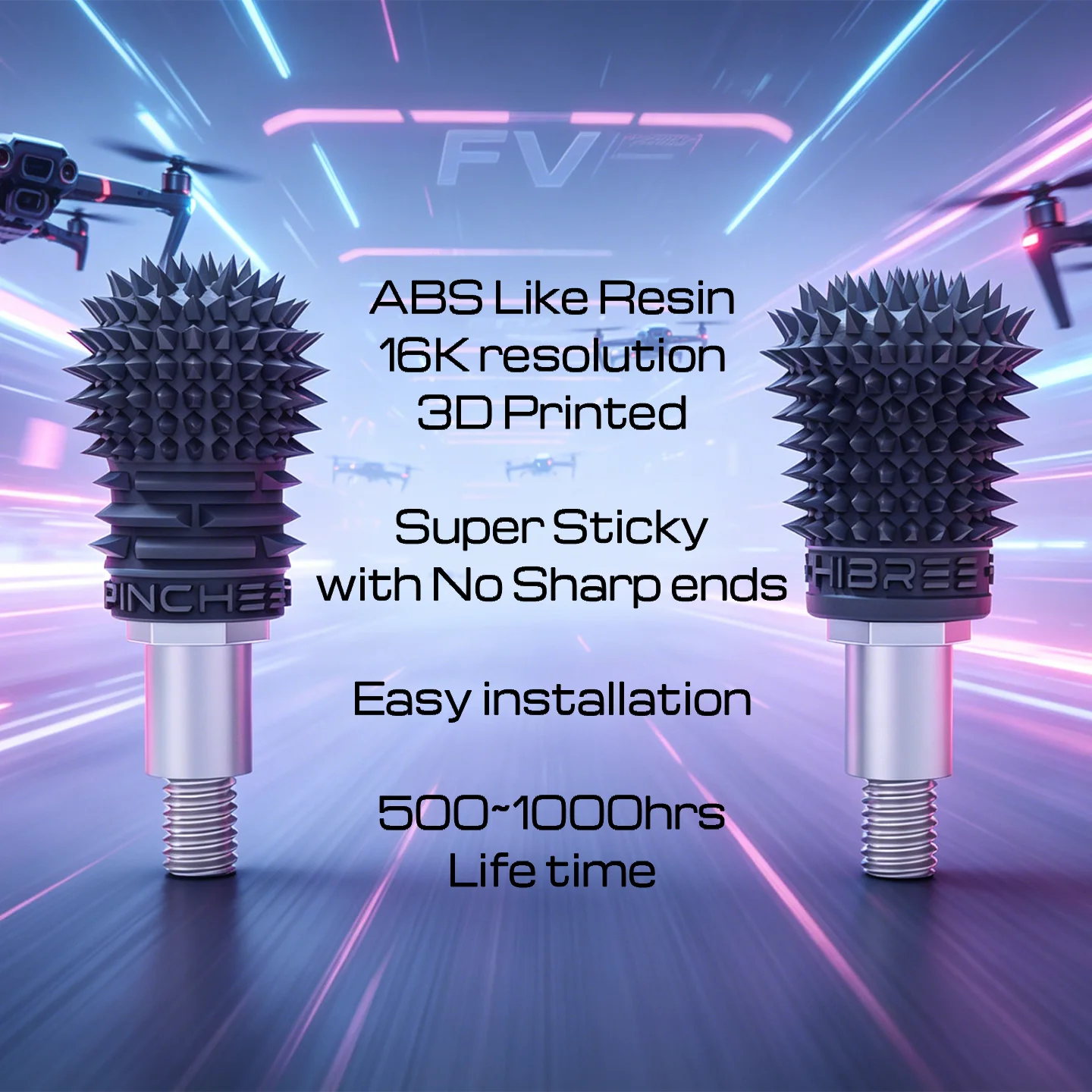 FeliStick Anti-Slip Gimbal Stick Ends - Pack of 2