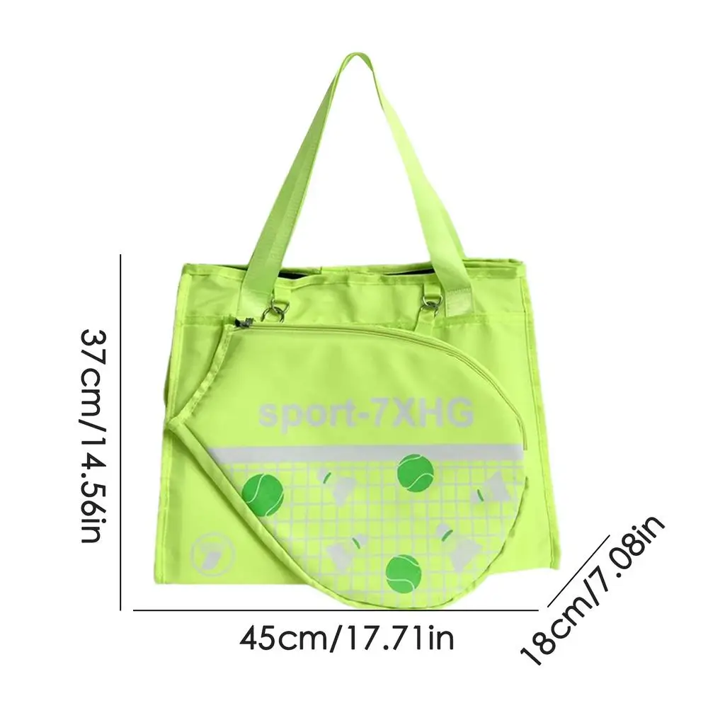 Tennis Racket Bag Lightweight Badminton Bag Large Capacity Tennis Backpack Waterproof Badminton Backpack Tennis Tote Bag For