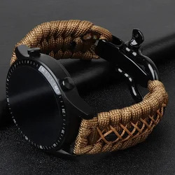 Elegant Black Buckle Watch Strap - Premium Replacement Band - 22mm Band(5.9 - 6.5in) (Brown Brown)