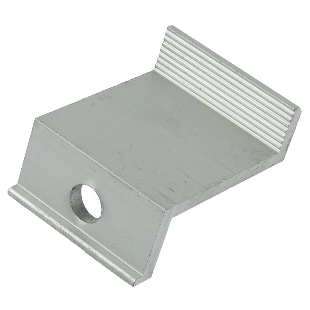 10Pcs Photovoltaik Solar Panel Mount Zubehör PV End Clamp Aluminium Legierung Solar-Panel Racking Halterungen Zubehör PV End klemme – Detail 38