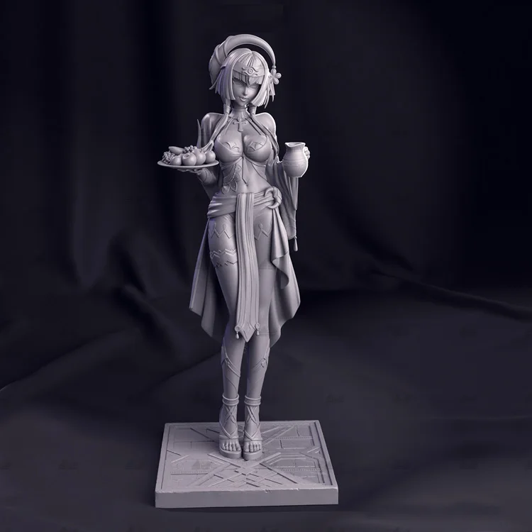 1/18 100mm 1/24 75mm Resin Model Slave Girls Unpainted Figure Sculpture No Color RW1069