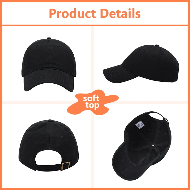 Custom Embroidery High Quality Cotton for Men and Women Baseball Hats Design DIY Wholesale Print Custom Summer Sun Hats 2