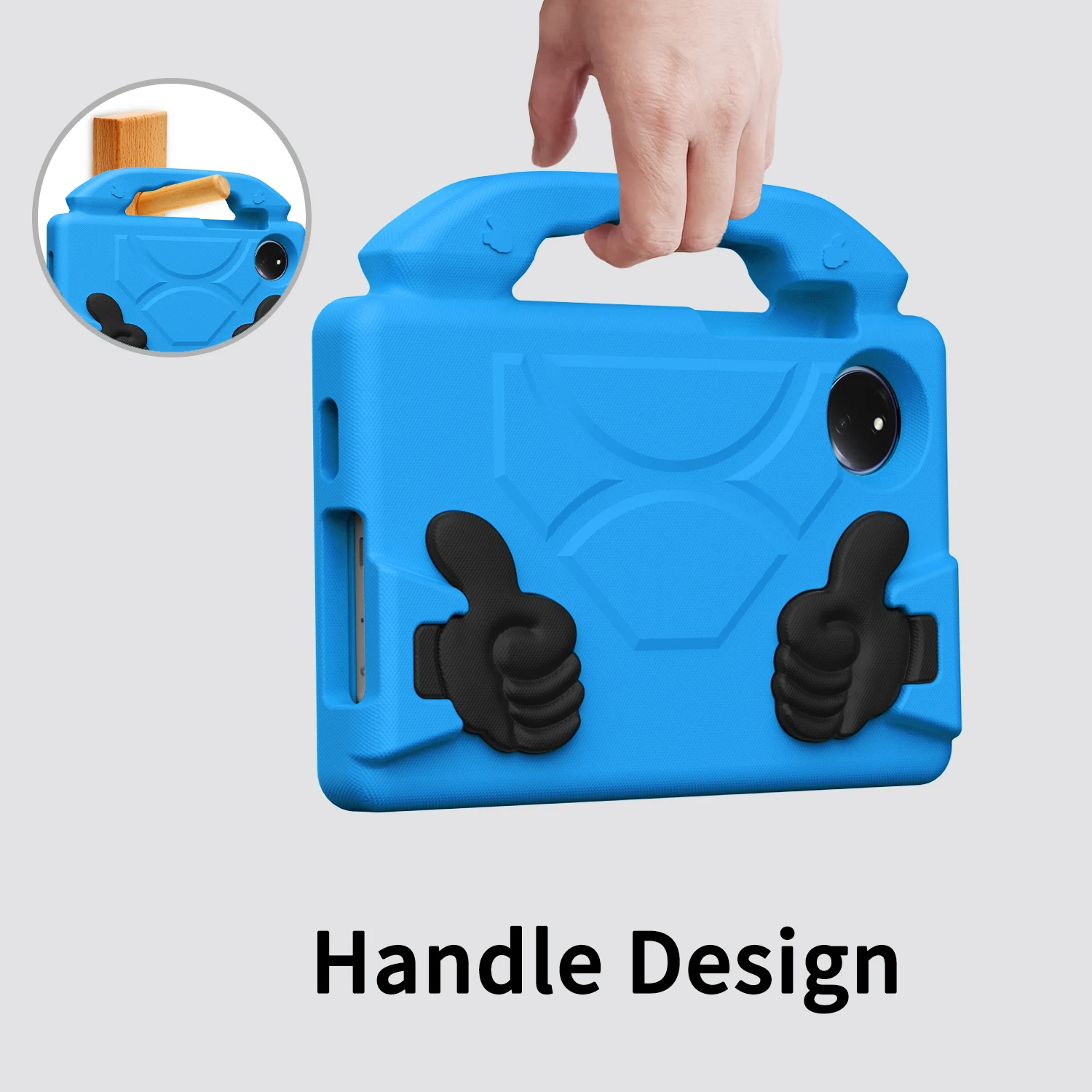 Durable Shockproof Tablet Case with Handle - Lightweight and Drop-Proof