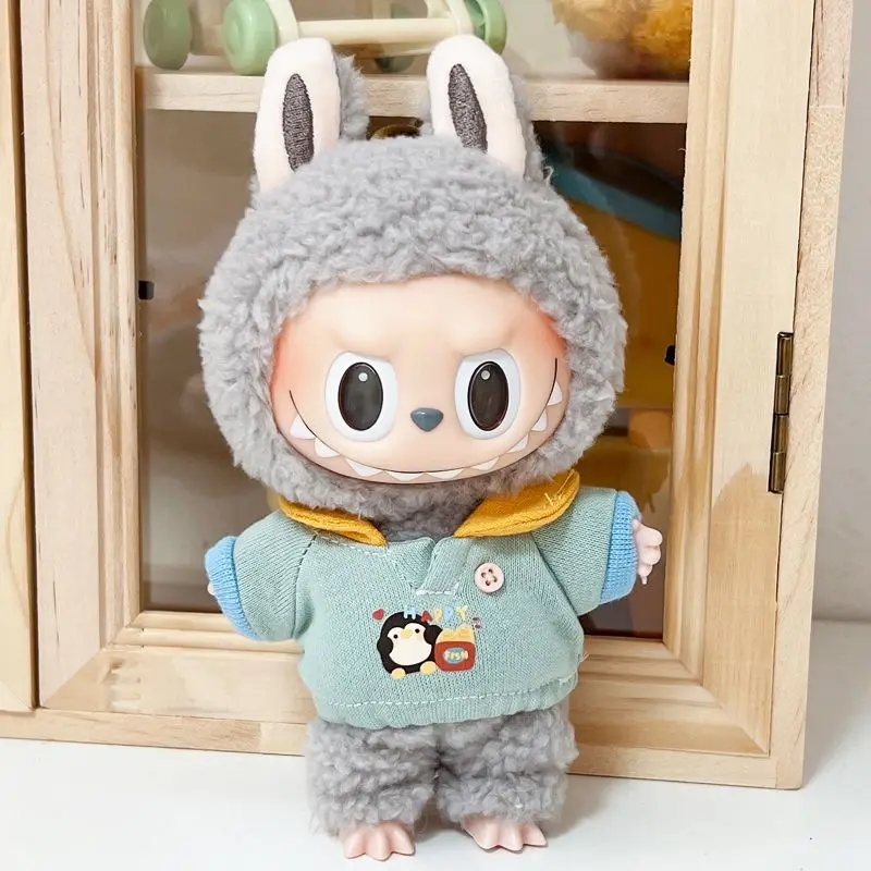 thumbnail image 1 of Hot Sale Clothes Only 17cm Pendant Macaron Labubu Dolls Clothing And Dress Changes No Doll Toy Accessories Ornaments Gifts, 1 of 5