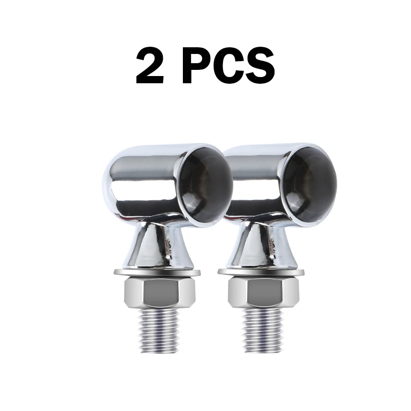 2pcs Chrome