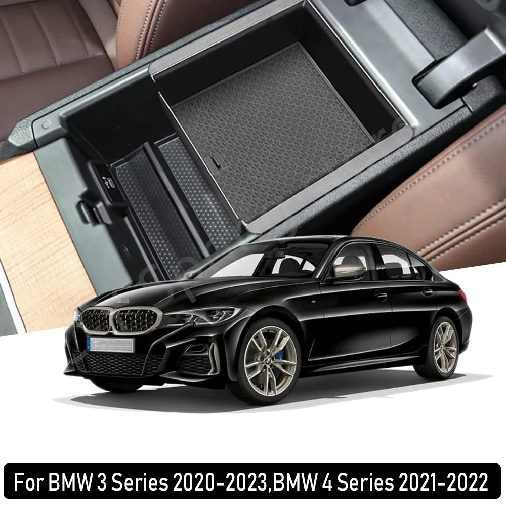 

Подлокотник-органайзер центральной консоли для BMW 3 серии 2020-2023 BMW 4 серии 2021-2022 коробка для хранения подлокотников аксессуары для интерьера