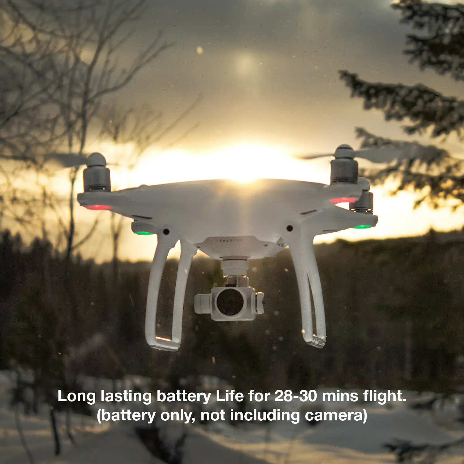 Batterie intelligente 5870mAh pour DJI Phantom 4 Pro - Remplacement haute capacité