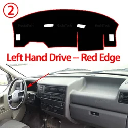 Volkswagen Van Dashboard Cover Mat - Premium Dash Protector and Sun Shade (Left Hand Drive Red)