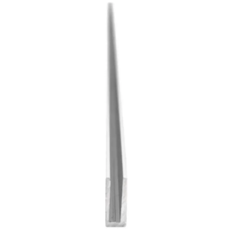 Aluminum U Channel U shape Aluminum 4-7mm wide 0.6-0.8mm thick 6063 Aluminum Alloy Glass Covered Edge Strip