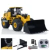 Upgraded 1/14 XDRC WA470 RC Hydraulic Loader Metal Radio Control Construction Vehicle Smoking Sounds Trucks Lights Toys THZH1781 1