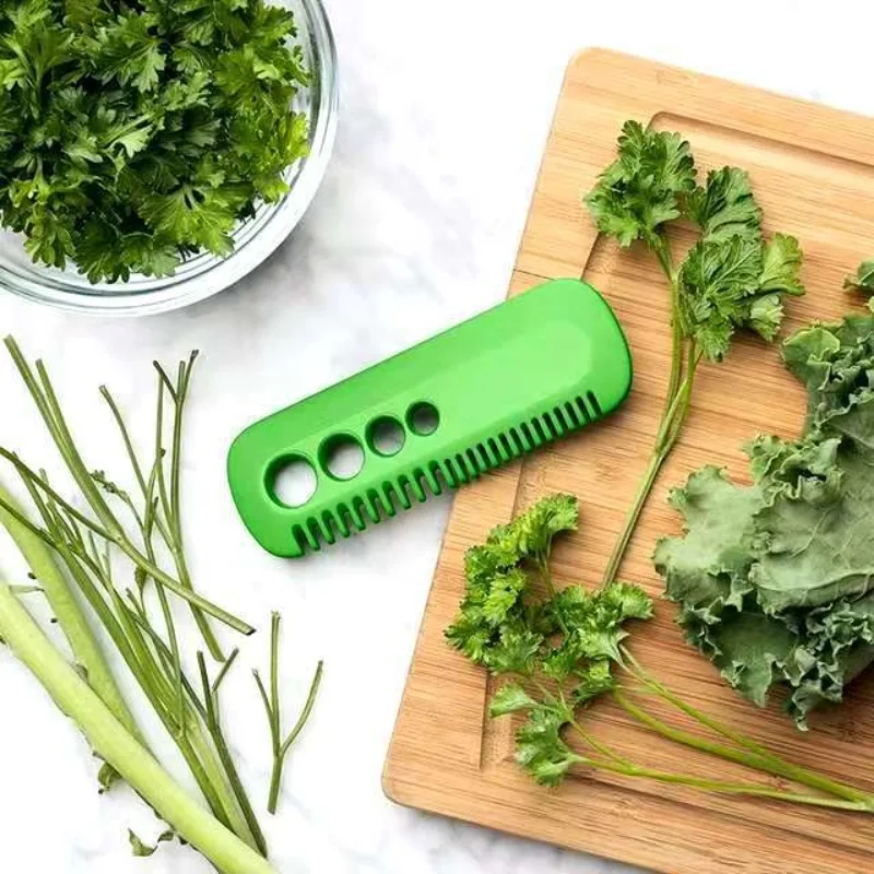 Vegetable peeler Leaf comb Multifunctional Handle Peeling Comb Peeler Fruit and Vegetable Mini Herb Stripper Stem Remover