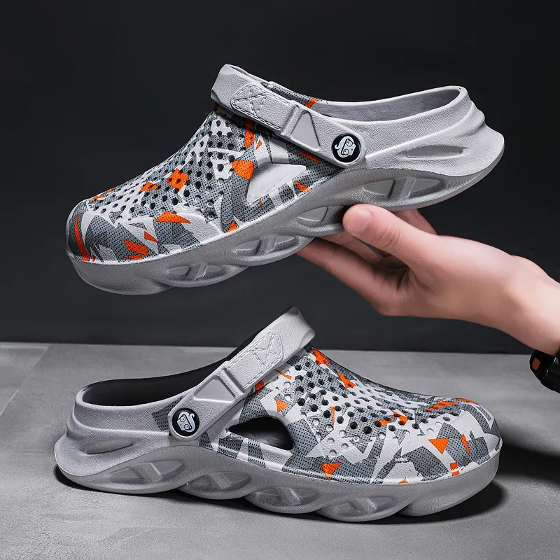 Flat Sandals Men Shoes EVA Slippers Garden Platform Sandals Man Summer Sandals New Male Sneakers Outdoor Home Clogs 3