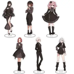 Anime spy sala de aula figura acrílica annette grete lily monika ornamento  coleção acrílico suporte figura ação modelo boneca brinquedo presente -  AliExpress