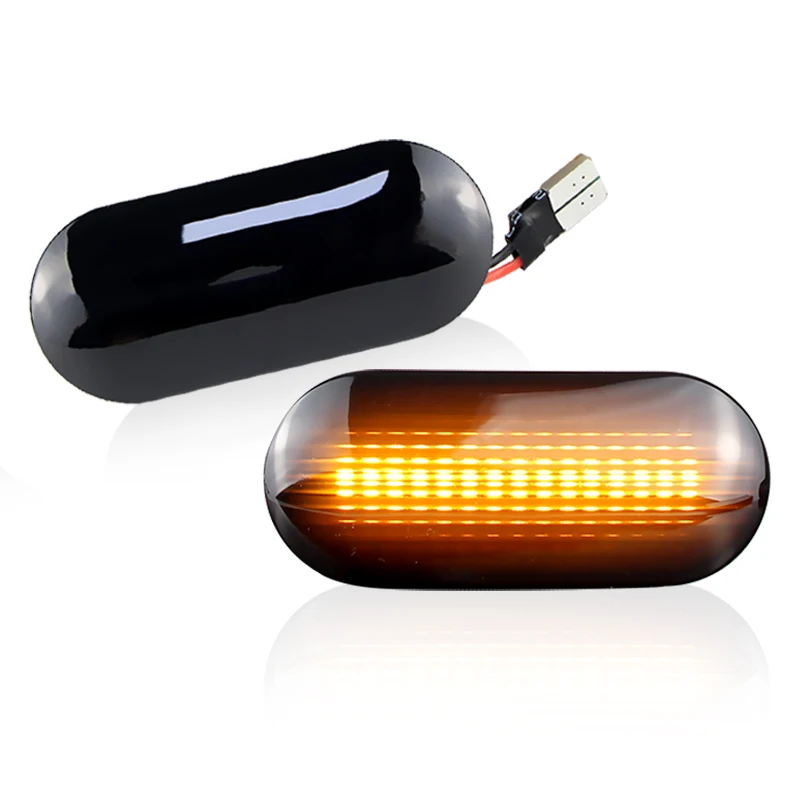 2PCS For VW Transporter T5/Multivan Caravelle Amarok Bora Golf3/4 Lupo Vento Dynamic LED Side Marker Signal Light Indicator Lamp
