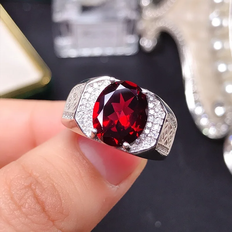 meibapj-9mm-11mm-natural-garnet-gemstone-fashion-ring-for-men-real-925-sterling-silver-fine-charm-wedding-jewelry