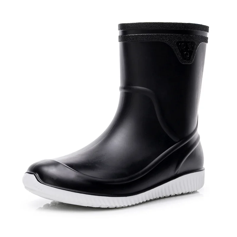 Stivali Di Gomma Da Uomo Scarpe Da Pioggia Impermeabili Pesca Marito Galoshes Uomo Scarpe Da Cucina Stivali Da Pioggia Da Lavoro Antiscivolo A Prova D
