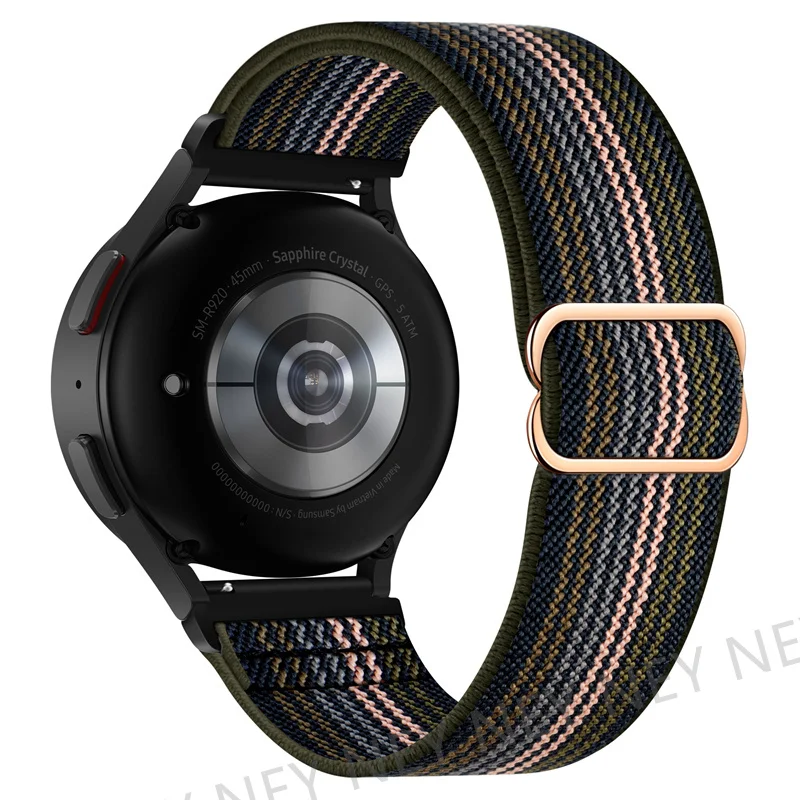 Bohemian Shiny Elastic Watch Strap – Universal 20mm/22mm Band