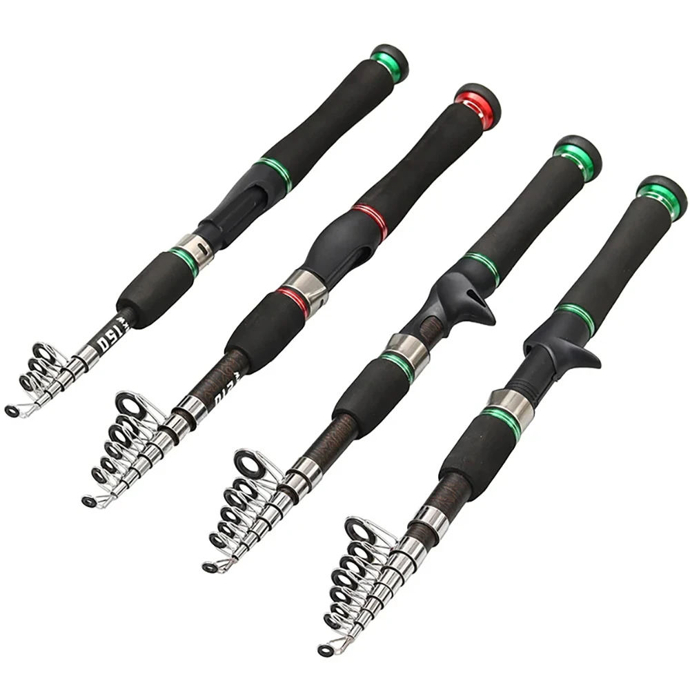 BAKAWA Telescopic Fishing Lure Rod 1 5M 1 8M 2 1M 2 4M Spinning Casting Feeder