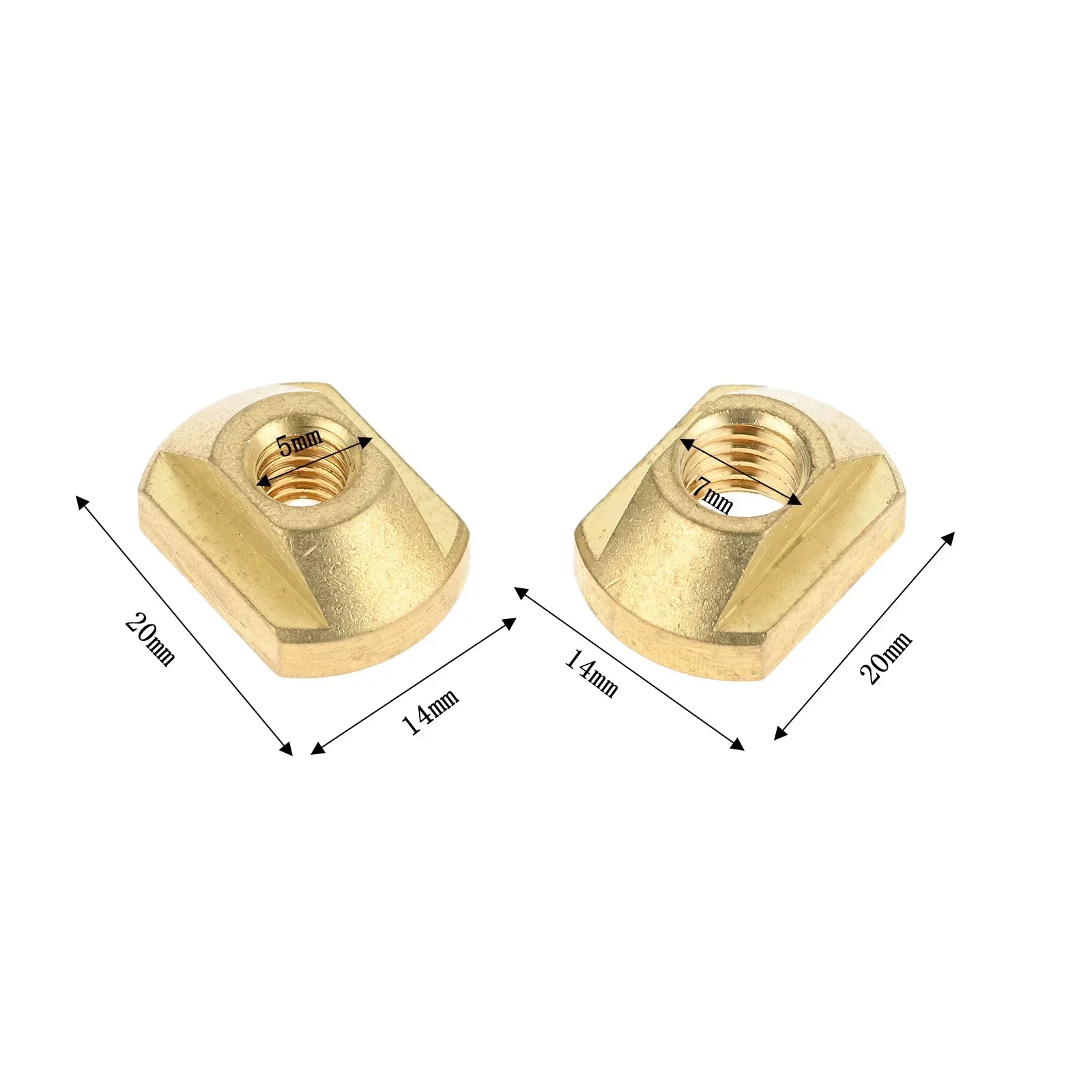 4Pcs Brass M8 M6 Mounting and T-Nuts Screws for Hydrofoil All Standard Tracks System Water Sport Windsurfing Surfing Accessories