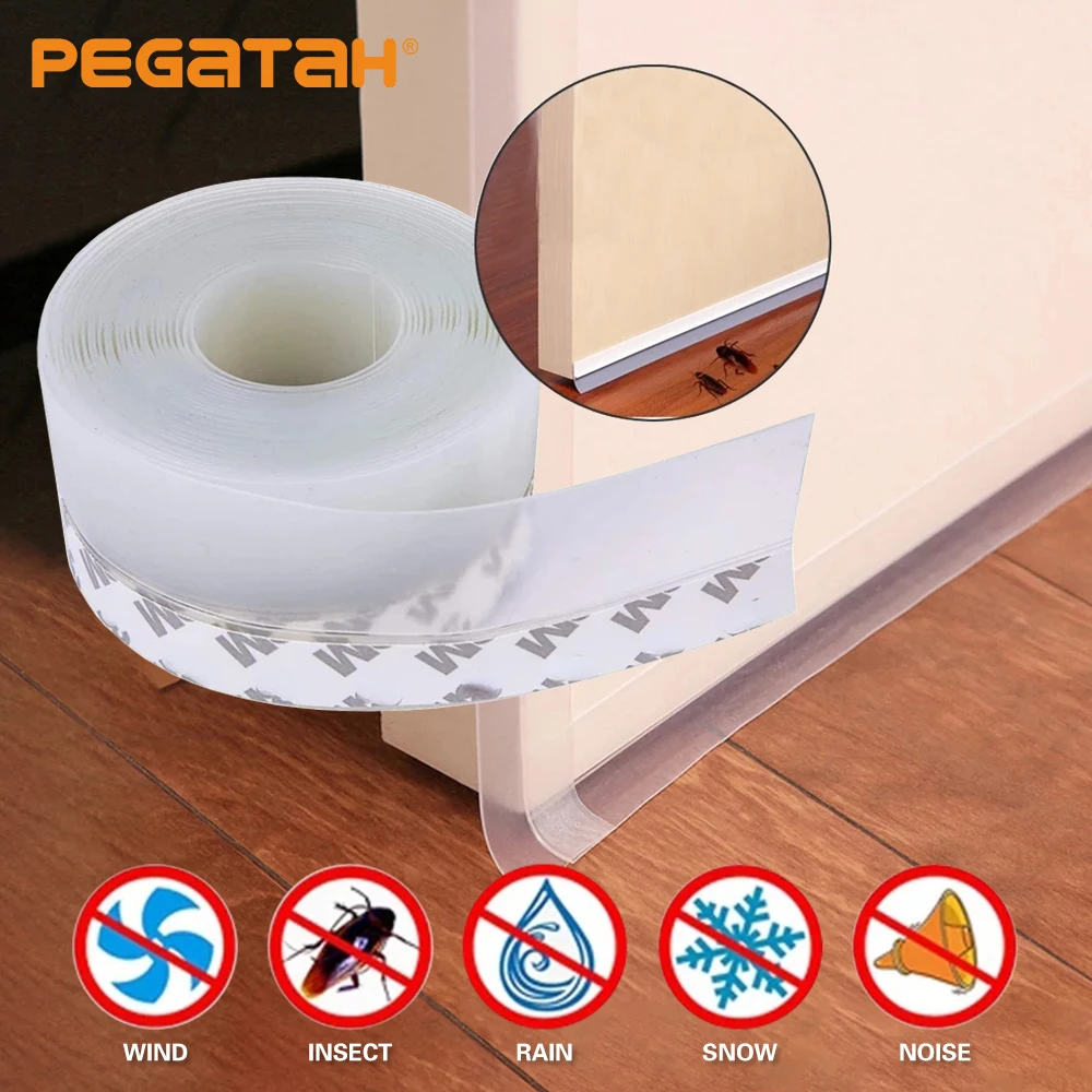 5m Door Bottom Seal Strip Weather Window Rubber Seal Weatherstrip