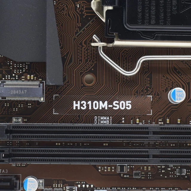 Msi-マザーボードH310M-S05 lga 1151,xddr4,intel h310,PCI-EX16,HDMI ...