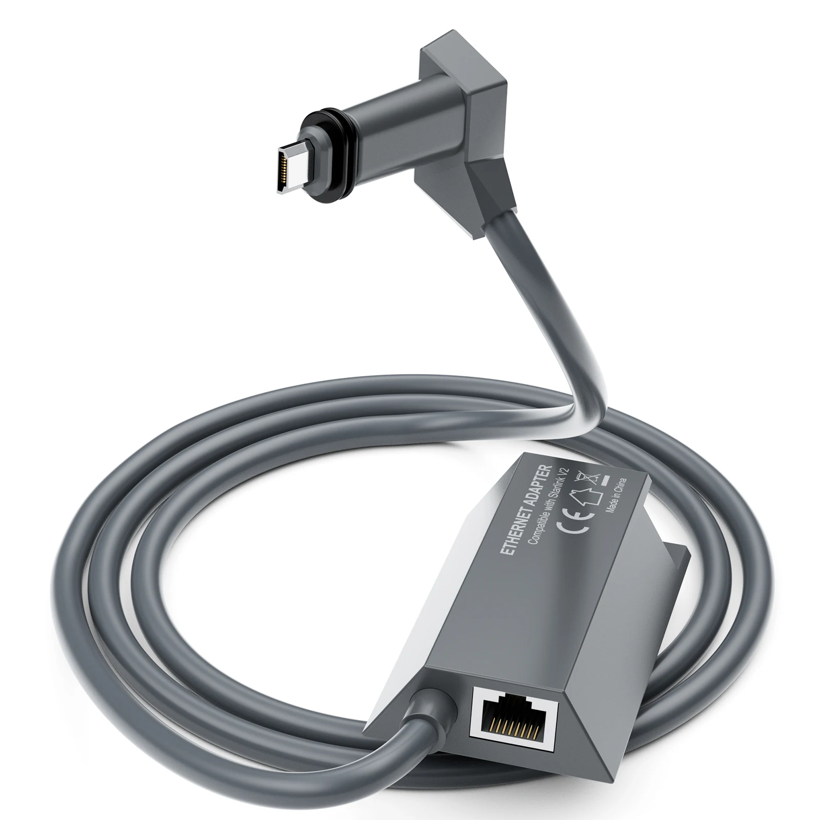 Starlink Ethernet Adapter For Dish Antenna Satellite Internet V2 Powerline Kit For Wired External Network Gen2 Ethernet Adapter P 49262935