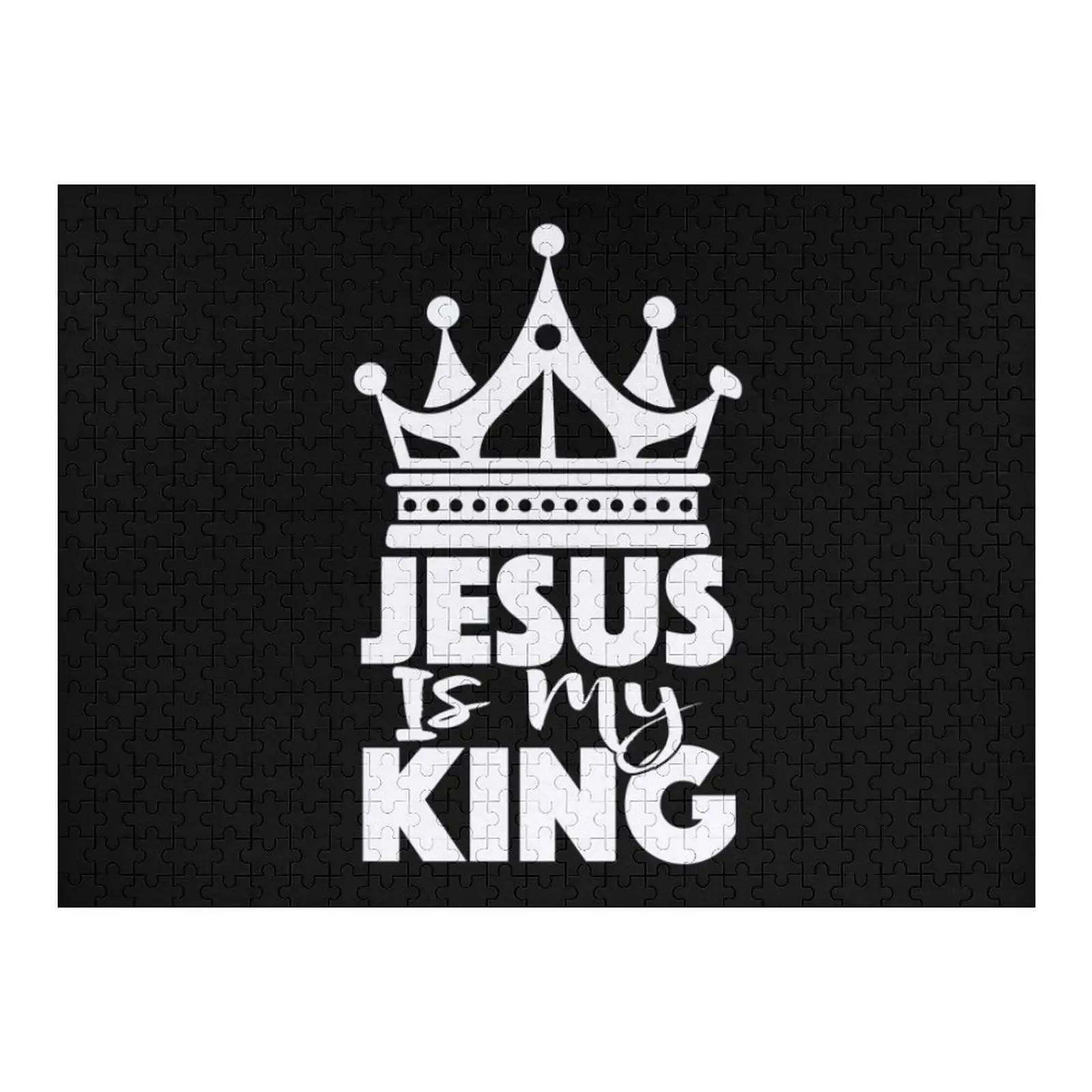 Jesus is my King Jigsaw Puzzle Novel Toys For Children 2022 Wooden Boxes Toddler Toys Puzzle