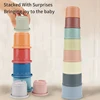 Stacking Cups for Toddlers 8 Pcs. Baby Stacking Toy for 6 Months and Up. Nesting Cups for Boys Girls 1 2 3 Years Old 4