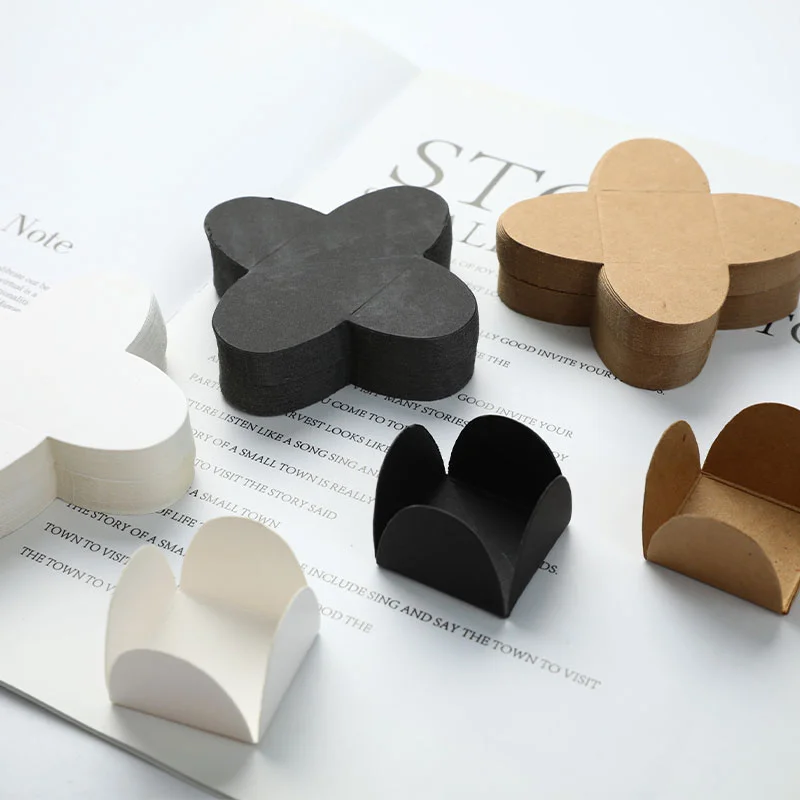 

Kraft Paper Chocolate Spacer Chocolate Candy Tray Paper Dessert Chocolate Base