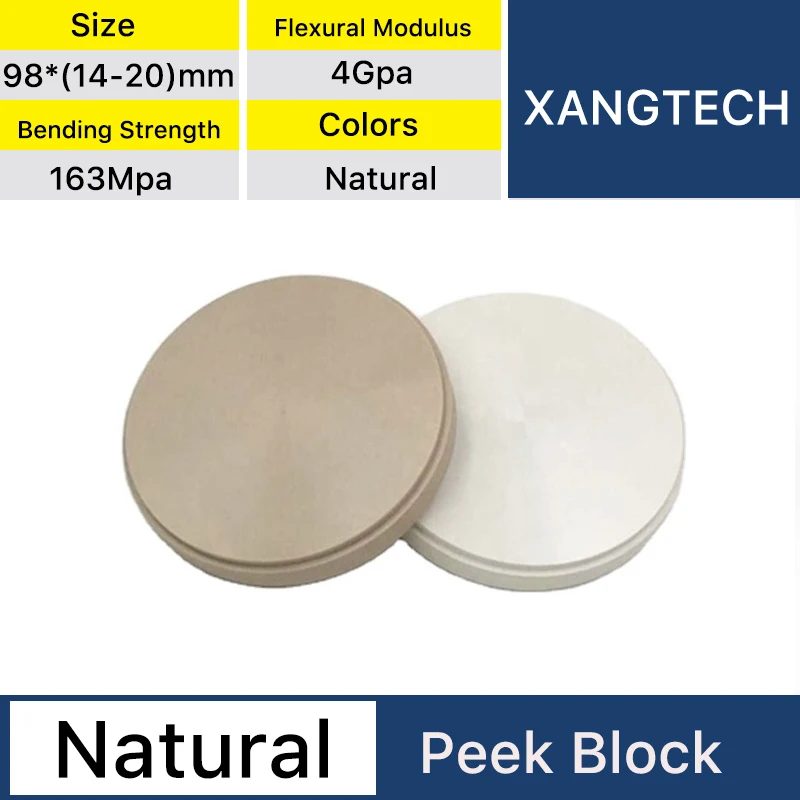 xangtech-discos-de-bloque-peek-sistema-abierto-de-color-natural-cad-cam-98-x-14-20-mm-materiales-dentales-para-dentadura-parcial