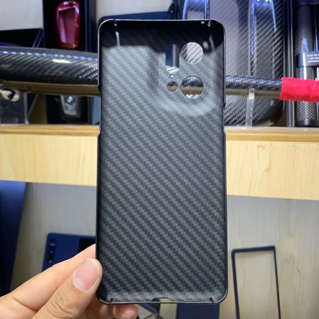 YTF-carbon Real carbon fiber case For OPPO Find X5 Pro Aramid Fiber Find X5 Thin ultra-light Phone Cover Find X5