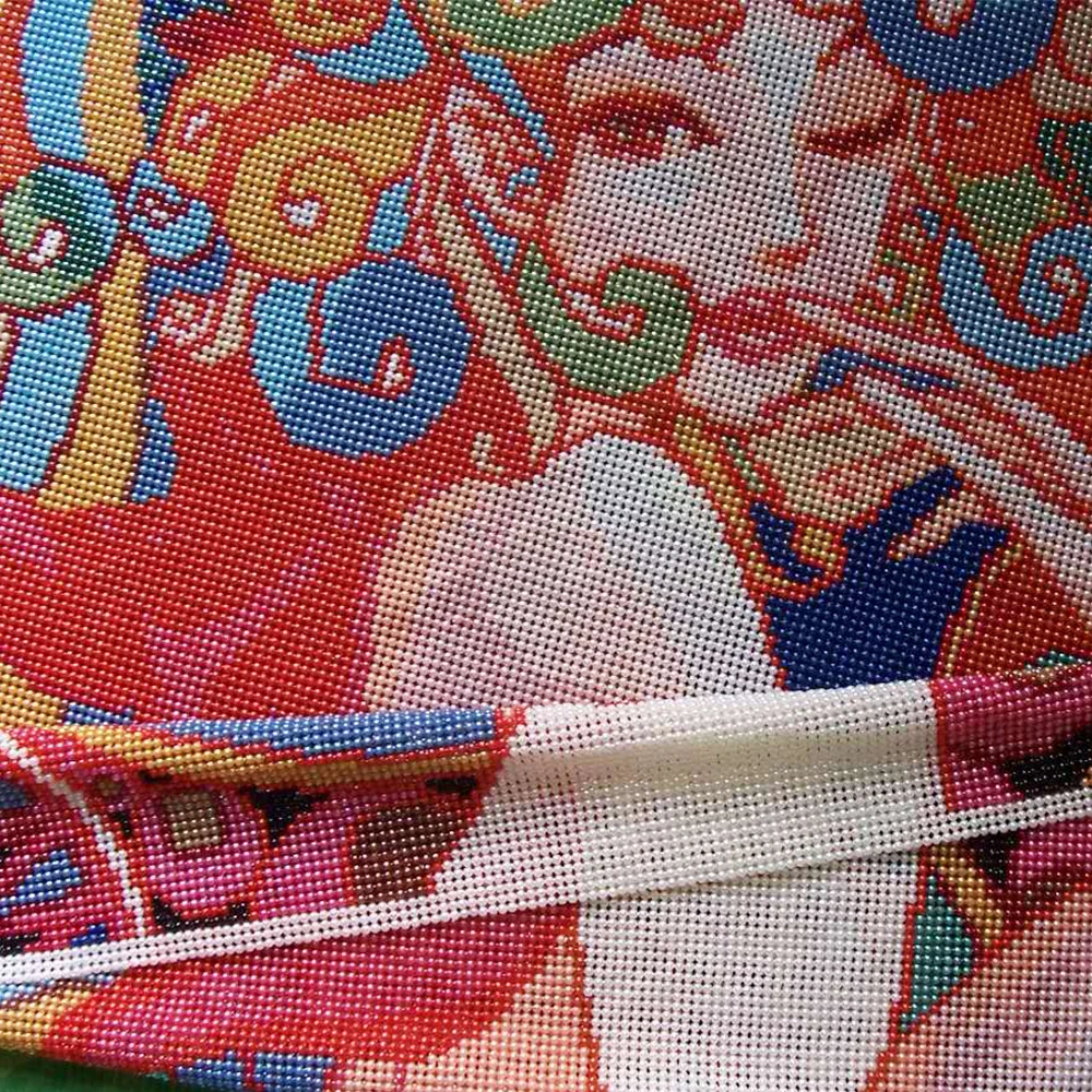 Full diy bead embroidery sets embroidery with beads on fabric beadwork kits circuits diy pearl 3mm printed Flower Cross Stitch