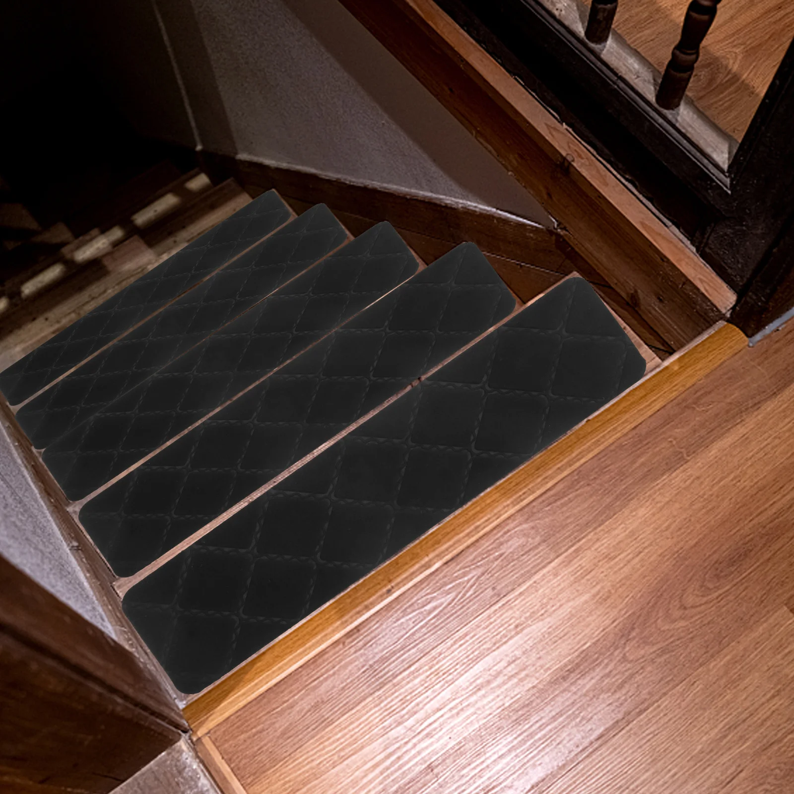 

5pcs Stair Tread Self-adhesive Indoor Carpet Stair Tread Stair Runner Rug Stair Carpet
