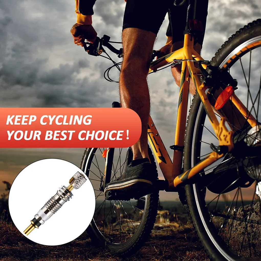Bicycle Valve Core Bicycle Presta Valve Core Brass CNC 2/6/12PC for MTB Road Bike