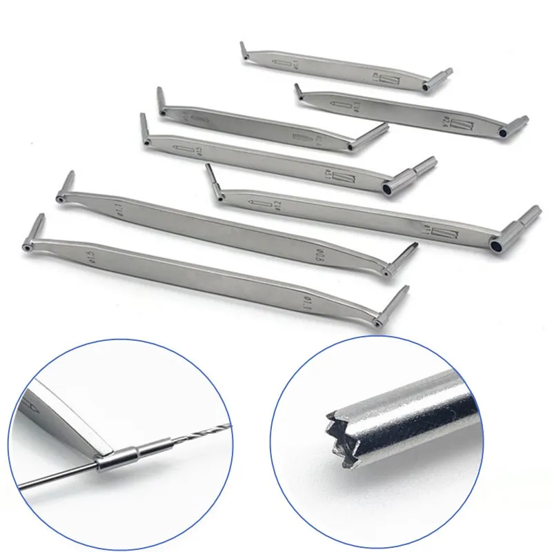

Orthopedic instrument Bone drill bits guider sleeve Orthopedic Drill Sleeve Pointed drill guide Double