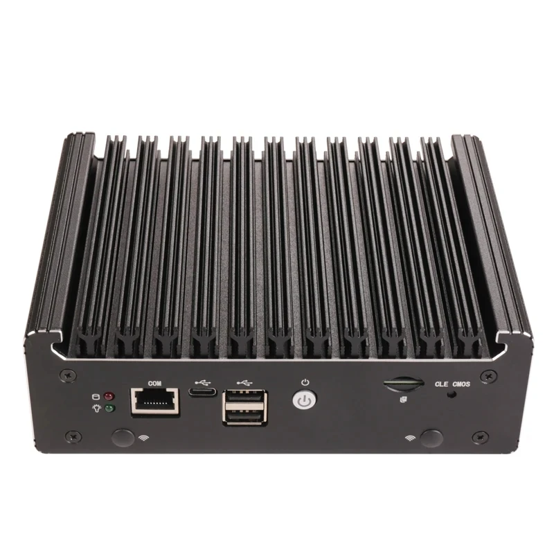 Fanless Firewall Mini PC Intel N100 Pentium N6005 Topton Solid 4 LANs i226-V 2.5G DDR4 COM USB-C pfSense OPNsense ESXi Computer 2