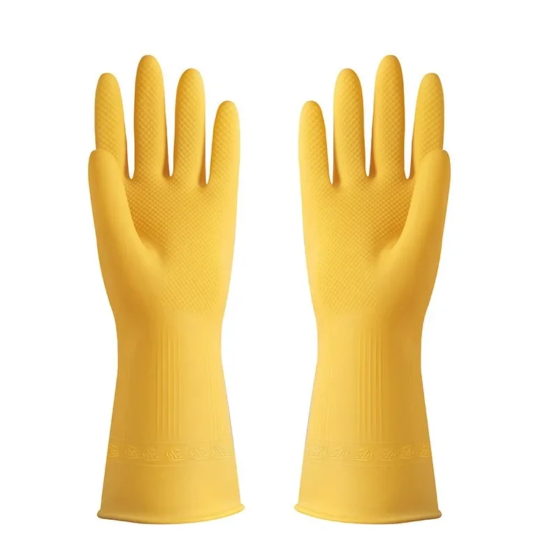 Thickened Rubber Oxford Latex Gloves Labor Protection Work Wear-resistant Waterproof Non-slip Rubber Plastic Washing Dishes