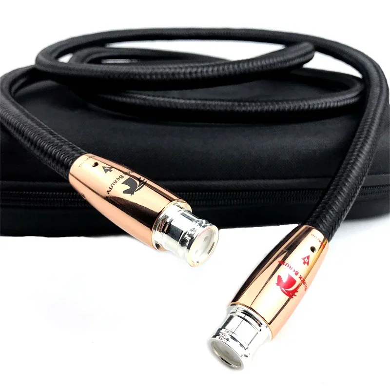 

Black Beauty XLR Balanced Cable Solid PSC+ Copper HiFi Audio Amplifier Analog Interconnect Balanced Cable