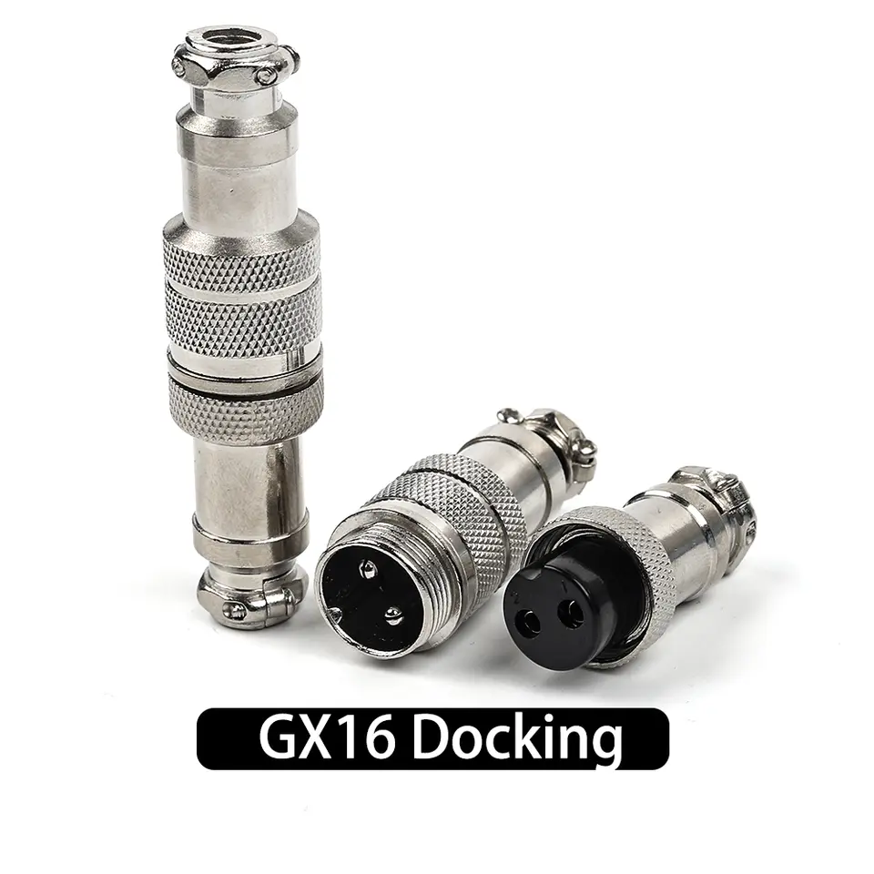 GX16 2/3/4/5/6/7/8/9/10 Pins Aviation Plug Aviator Socket Butt Joint Male&Female Docking Connectors image 1