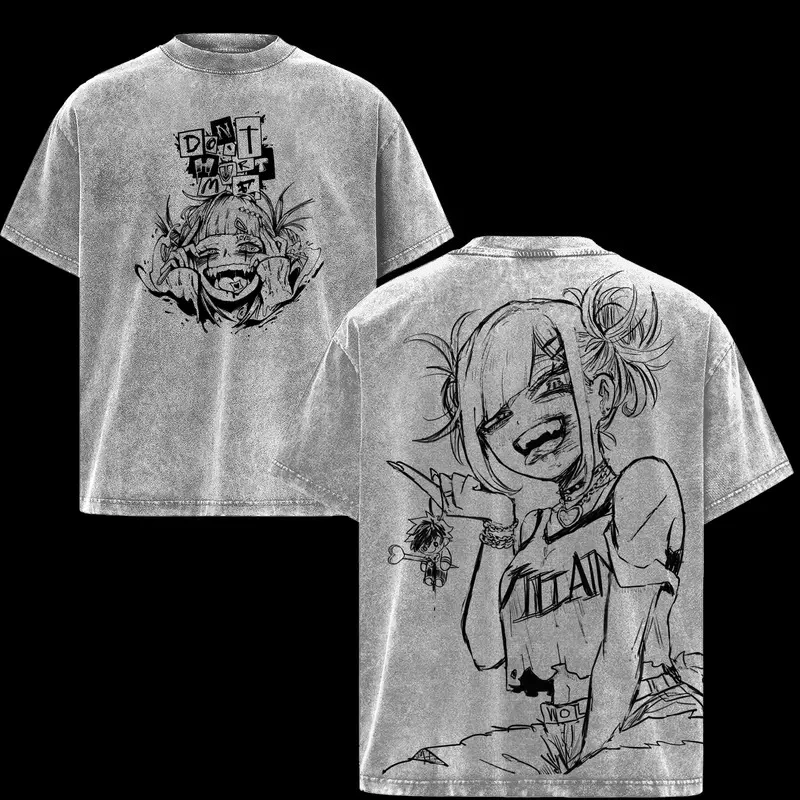My Hero Academia Toga Himiko Unisex Graphic Tee - Harajuku Style Cotton T-Shirt