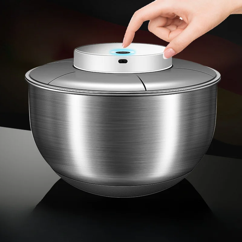 Automatic Electric Salad Spinner Food Strainers Salad Making Tool Multifunctional Vegetable Washer Vegetable Dryer Mixer vegetable dryer vegetable washer