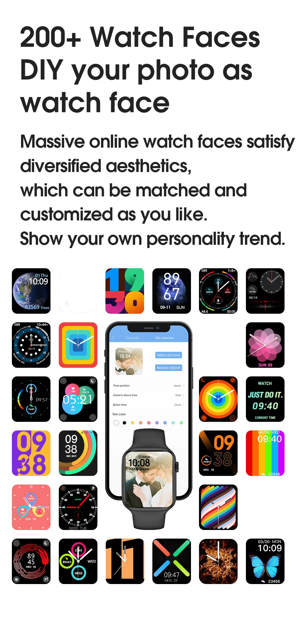 2022 IWO Series 7 Smart Watch W27 Bluetooth Call ECG Heart Rate Monitor Waterproof PK W26 W37 HW22 Smartwatch For Apple&Android