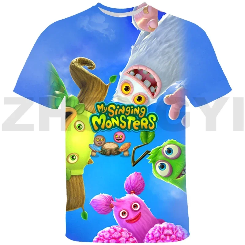 Hot 3D My Singing Monsters Graphic T Shirts Men Sports Short Sleeve Summer Family Games Tees Tops Baby Kids Cute Anime Tshirt 6
