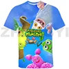 Hot 3D My Singing Monsters Graphic T Shirts Men Sports Short Sleeve Summer Family Games Tees Tops Baby Kids Cute Anime Tshirt 6